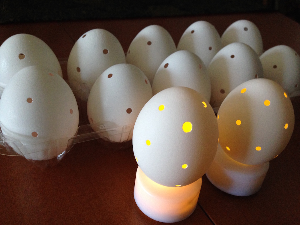 Eggshell-LED light